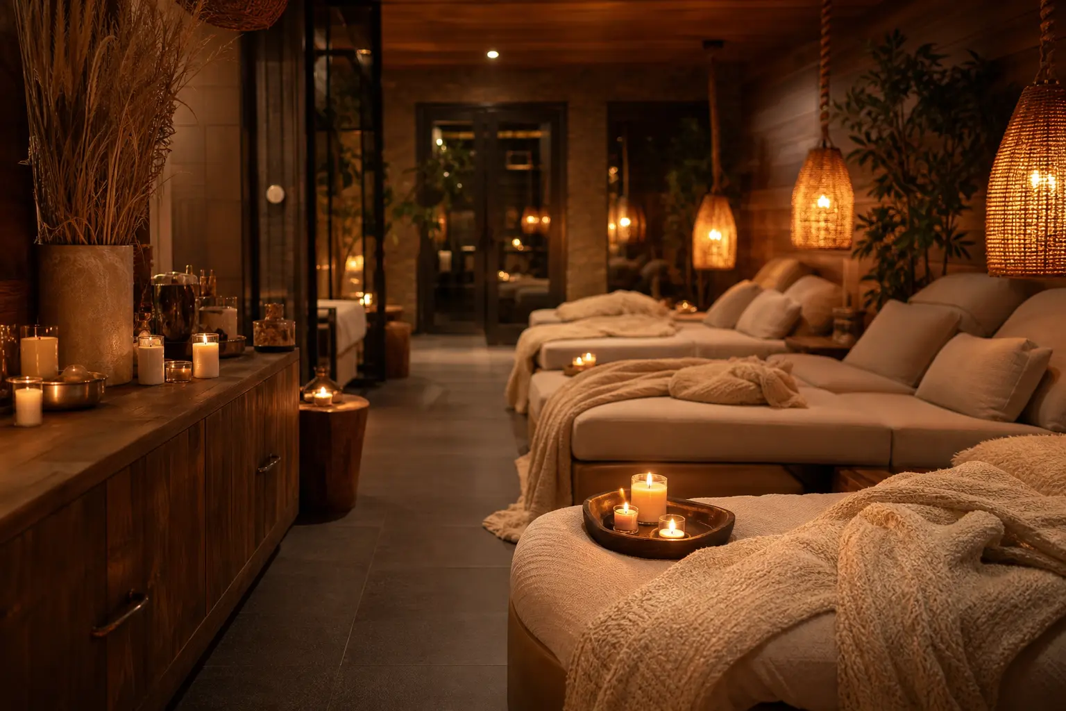 Уютная атмосфера SPA-отдыха