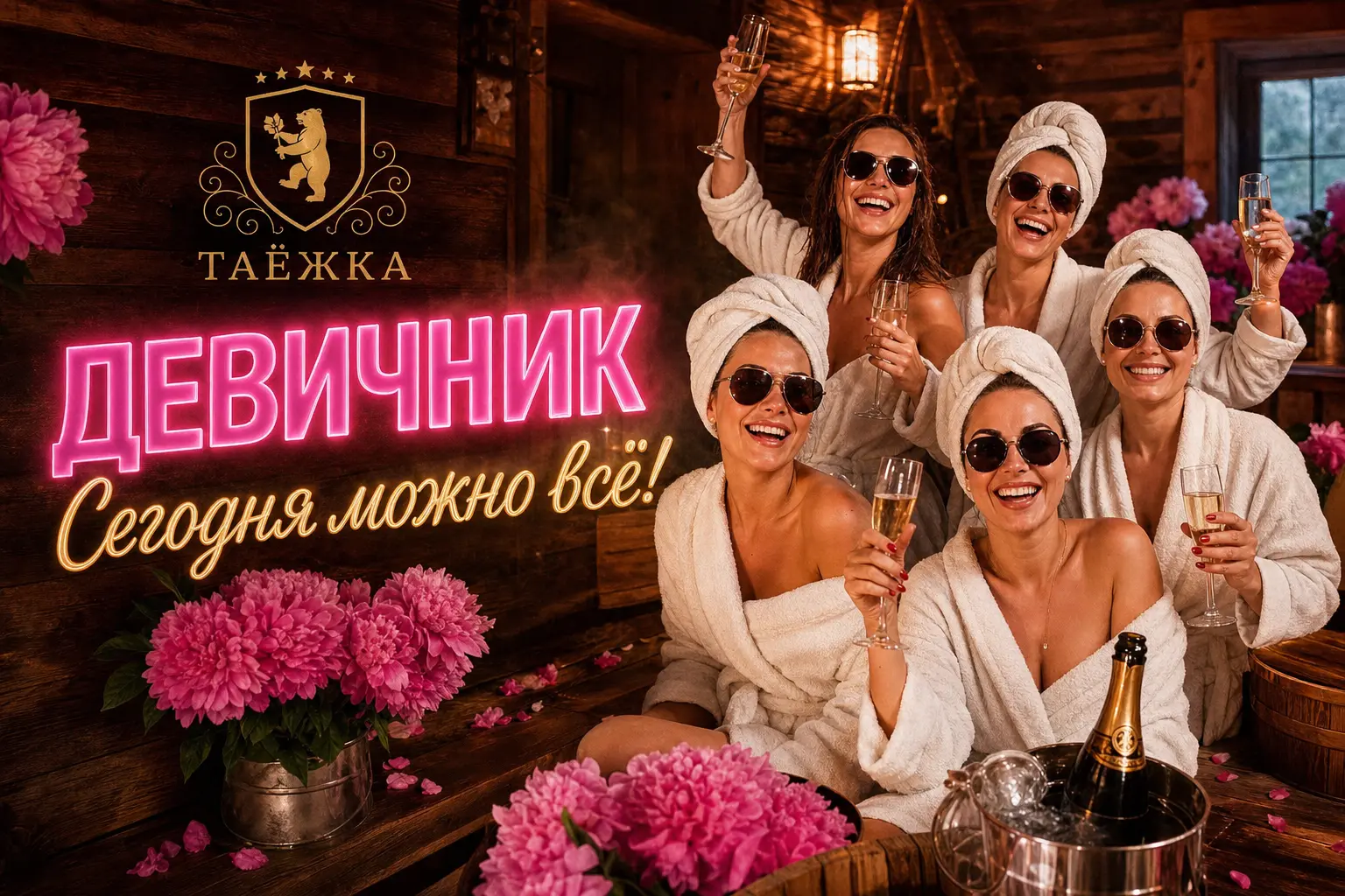 SPA-девичник в «Таёжке». Сегодня можно всё!