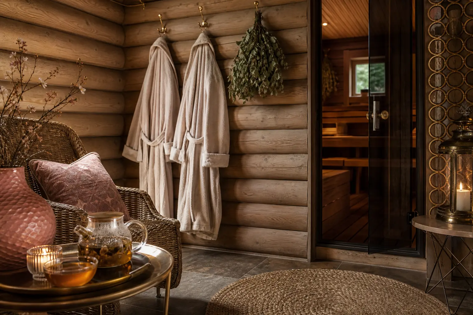 Уютная SPA-зона в «Таёжке»