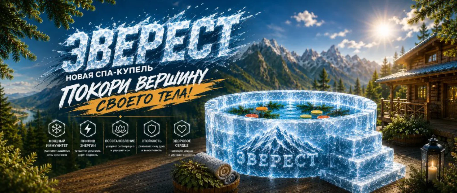 Эверест — новая спа-купель. Покори вершину своего тела!